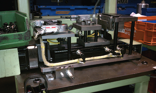 Machine built around Misumi Actuator